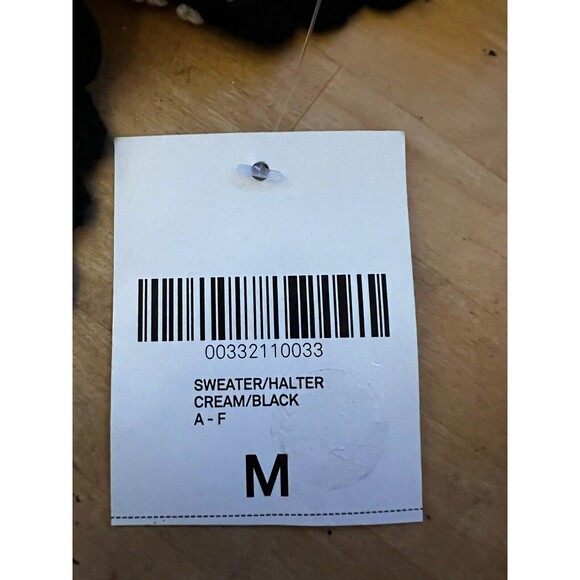 Forever 21 Womens Medium Crocheted Granny Square Halter Top Tie Neck Cropped - Picture 5 of 7